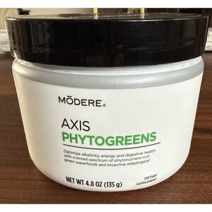 Modere Axis Phytogreens 4.8oz Energy and Digestive Health  Greens NEW & Sealed!
